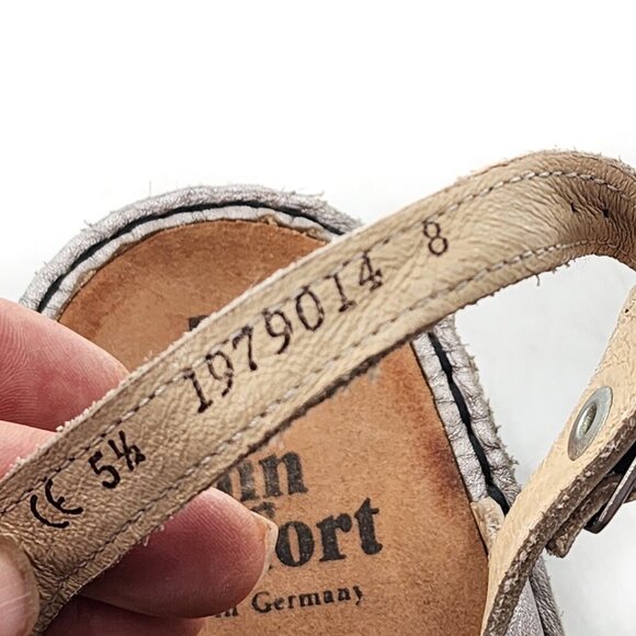 FINN COMFORT Santorin Slingback Wedge Sandals - Picture 6 of 7